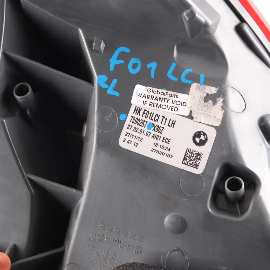 Lamp BMW F01 F02 LCI Saloon Light In The Side Panel Left N/S to Rear with Part number 7300267 Rear Lamp BMW F01 F02 LCI Saloon Light In The Side Panel Left N/S - SKU 7300267 - Part number 7300267