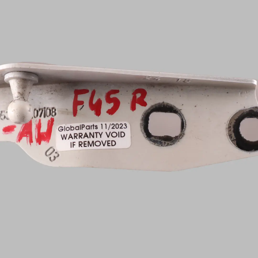 BMW F45 F46 Bonnet Gas Strut Bracket Right O/S Hood Strut Mount Alpine White 300 - SKU 7300532-AW - Part number 7300532