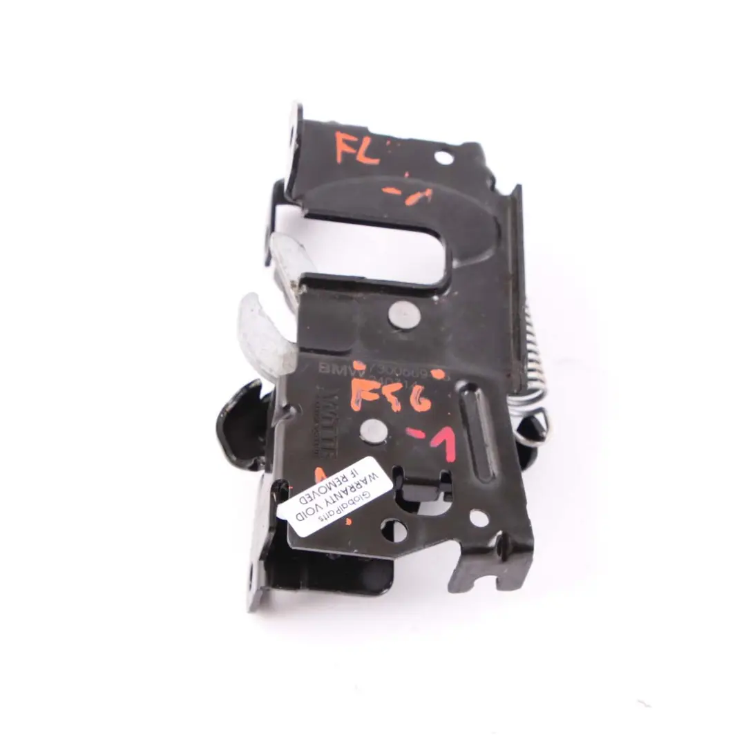 Hood Bonnet Closing Front System Lock Hinge Left N/S to Mini F55 F56 with Part number 7300569 Mini F55 F56 Hood Bonnet Closing Front System Lock Hinge Left N/S - SKU 7300569-1 - Part number 7300569