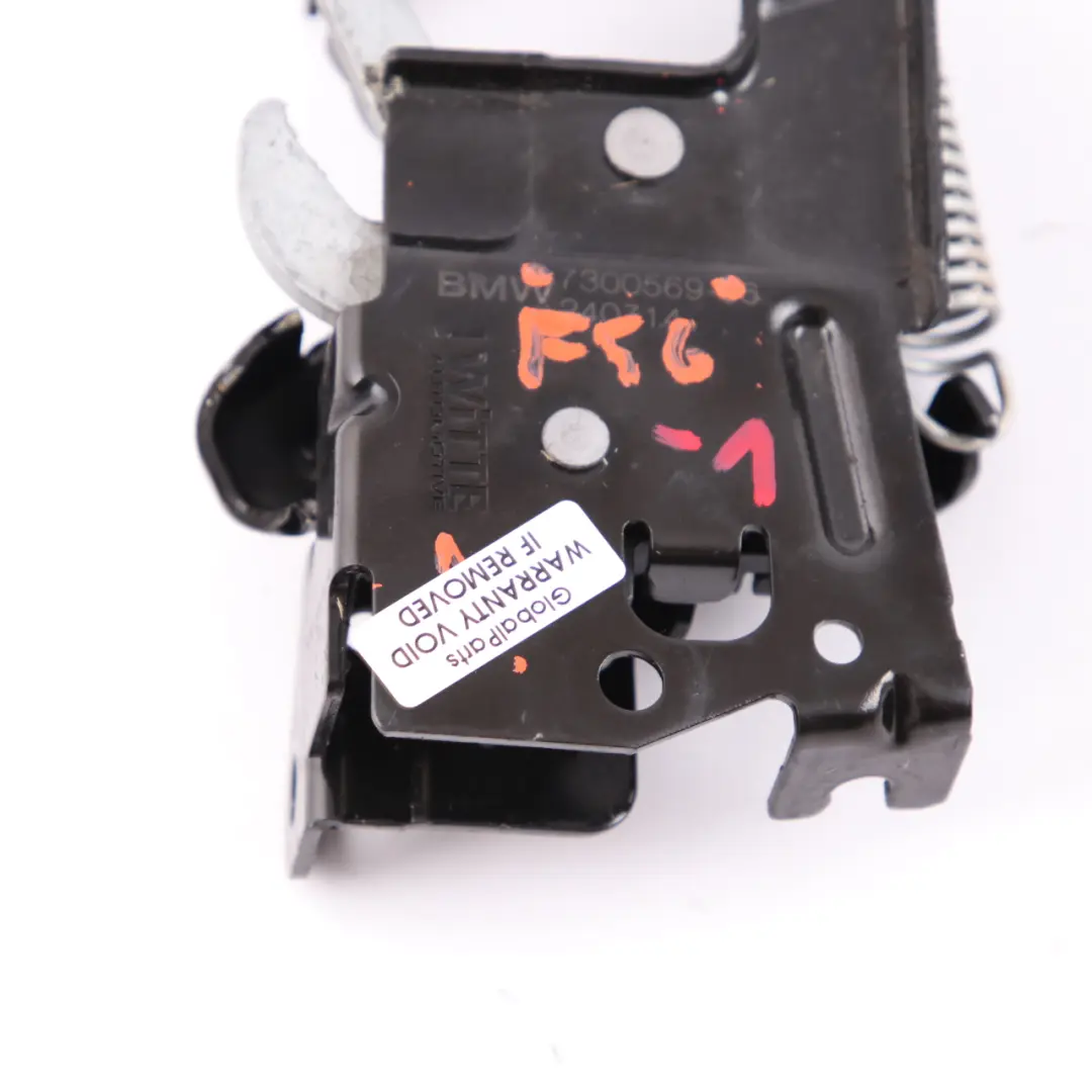 Hood Bonnet Closing Front System Lock Hinge Left N/S to Mini F55 F56 with Part number 7300569 Mini F55 F56 Hood Bonnet Closing Front System Lock Hinge Left N/S - SKU 7300569-1 - Part number 7300569