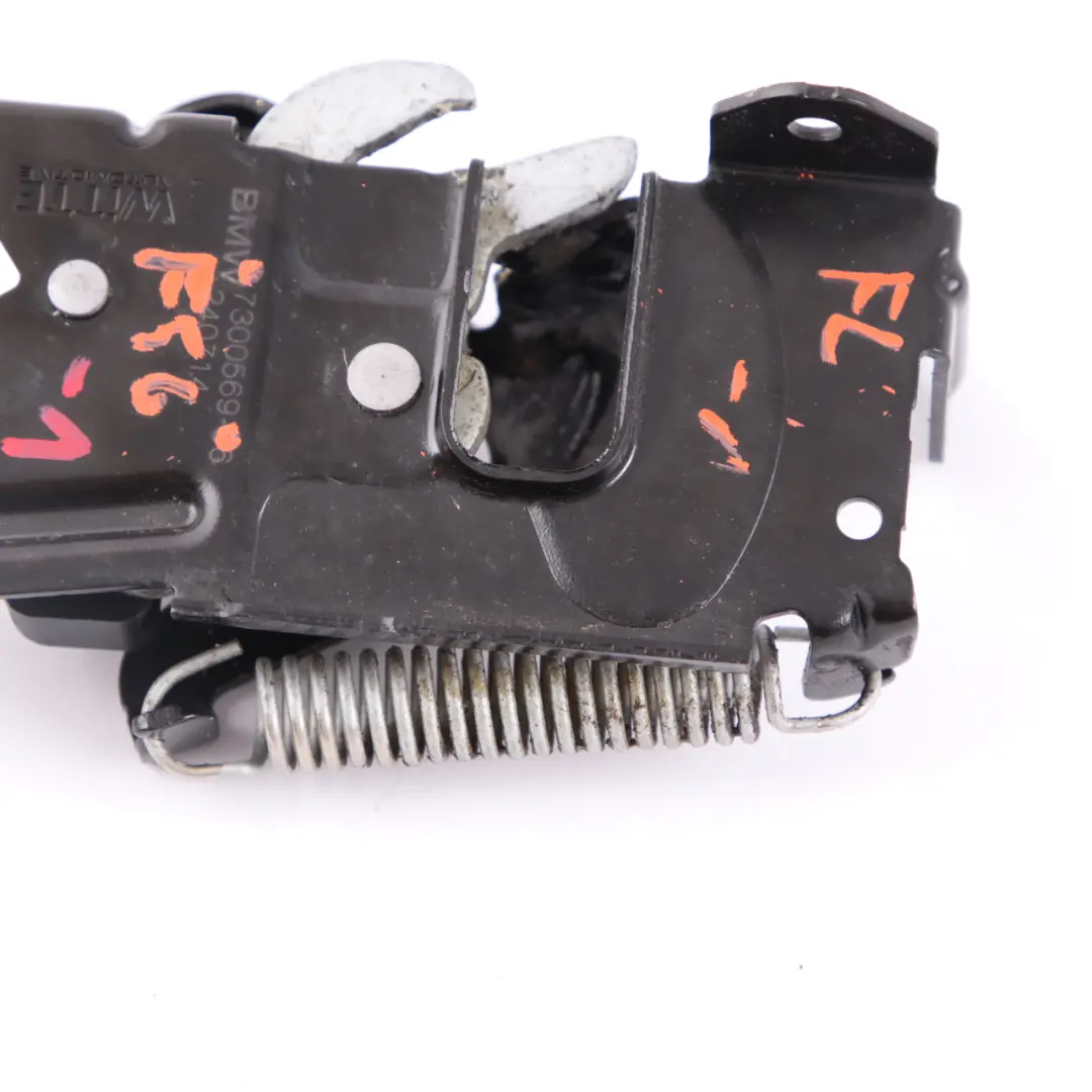 Hood Bonnet Closing Front System Lock Hinge Left N/S to Mini F55 F56 with Part number 7300569 Mini F55 F56 Hood Bonnet Closing Front System Lock Hinge Left N/S - SKU 7300569-1 - Part number 7300569
