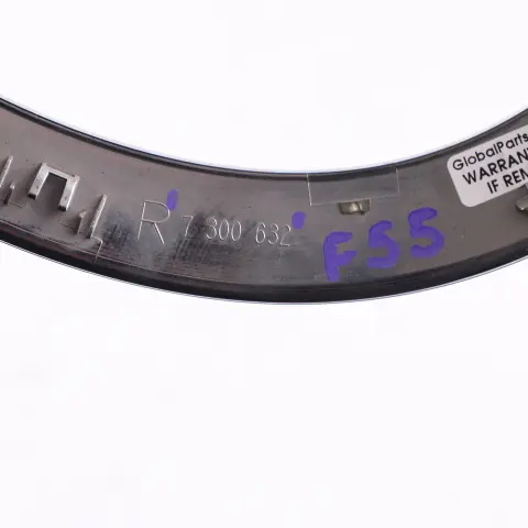 Mini Cooper One F55 F56 F57 Jonc de phare droit chromé - SKU 7300632 - Numéro de pièce 7300632