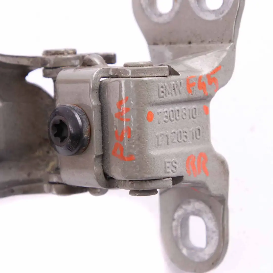 Trunk Lid Hinge BMW F45 Boot Rear Right Platinum Silver Metallic C08 to with Part number 7300810 Trunk Lid Hinge BMW F45 Boot Rear Right Platinum Silver Metallic C08 - SKU 7300810-PSM - Part number 7300810
