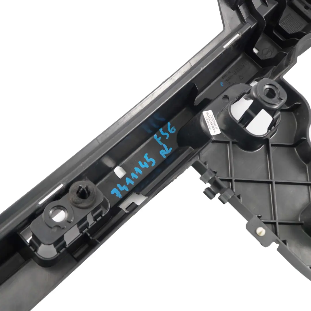 Bumper Left Side N/S Guide Mounting Holder to Mini Cooper F56 Rear with Part number 7300813 Mini Cooper F56 Rear Bumper Left Side N/S Guide Mounting Holder - SKU 7300813 - Part number 7300813