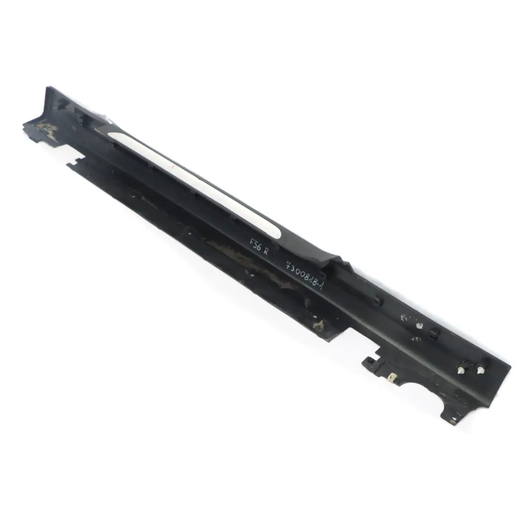 Mini F56 Right O/S Sill Side Skirt Cooper S Door Cover Rocker Trim Panel Black - SKU 7300818-1 - Part number 7300818