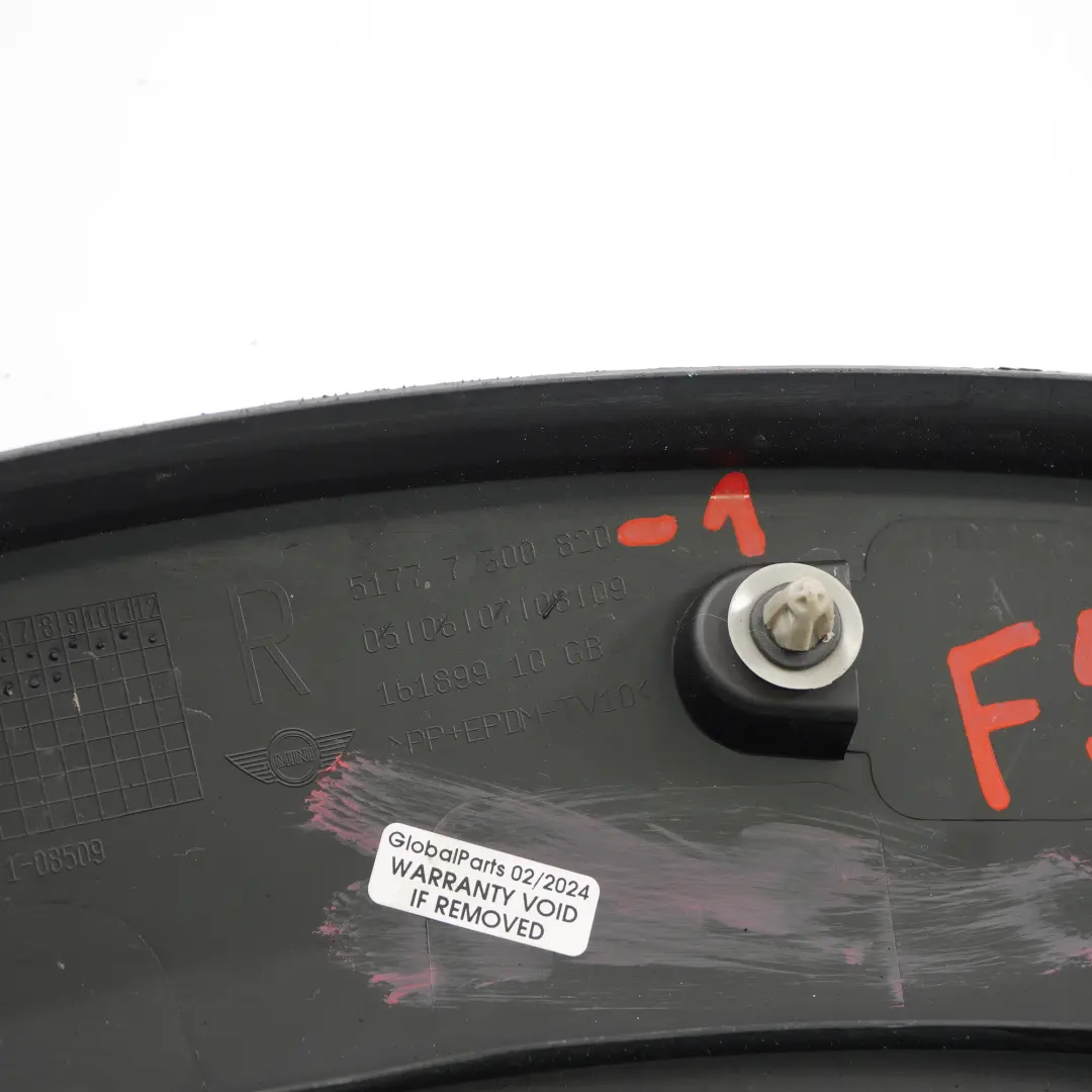 Mini F55 F56 F57 Wheel Housing Arch Cover Front Right O/S - SKU 7300820 - Part number 7300820