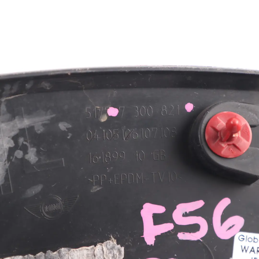 Tapacubos Mini Cooper One F56 F57 Trasero Izquierdo para con número de pieza 7300821 Tapacubos Mini Cooper One F56 F57 Trasero Izquierdo - SKU 7300821 - Número de pieza 7300821