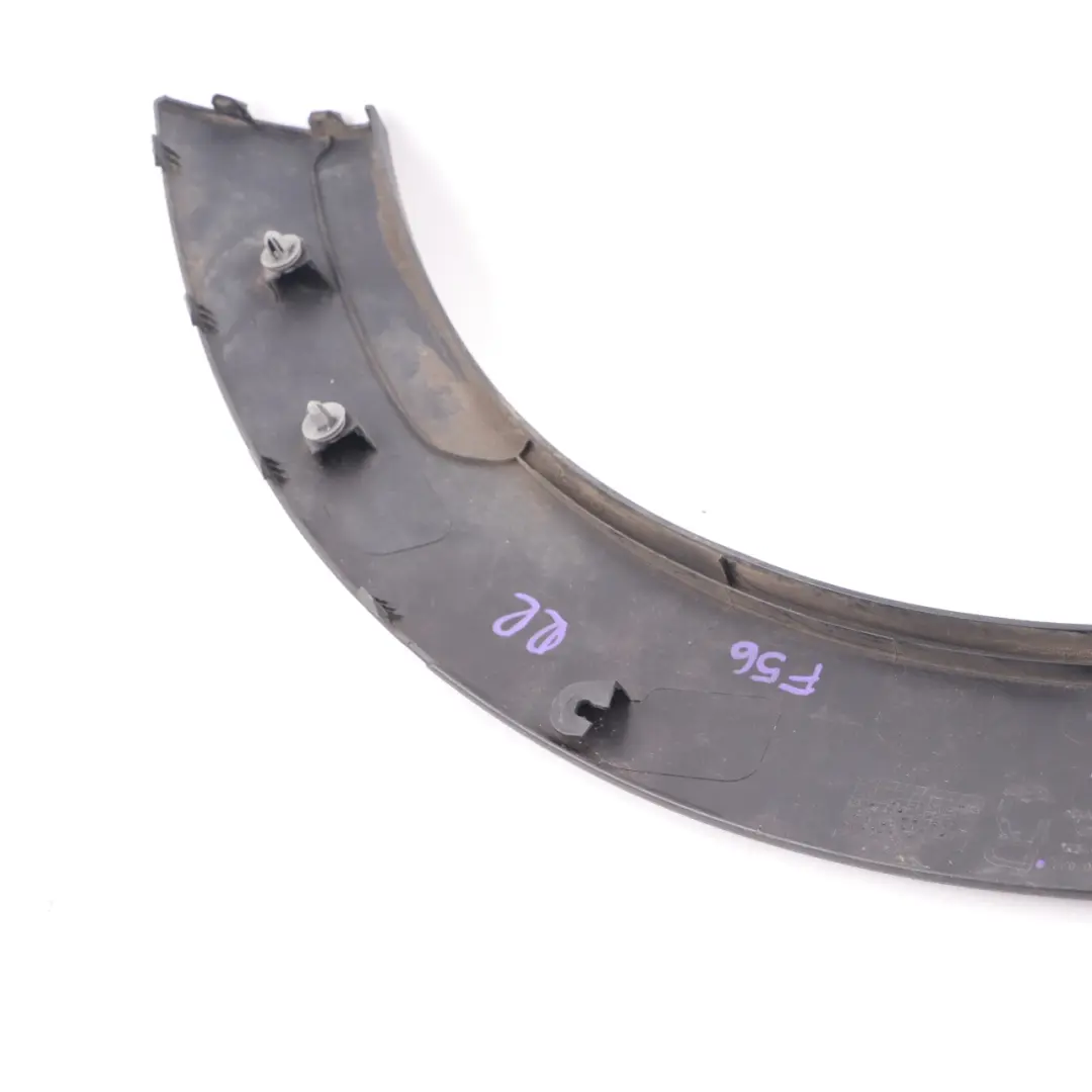Arch Mini F56 F57 Extension Flar Cover Rear Right O/S to Wheel with Part number 7300822 Wheel Arch Mini F56 F57 Extension Flar Cover Rear Right O/S - SKU 7300822-2 - Part number 7300822
