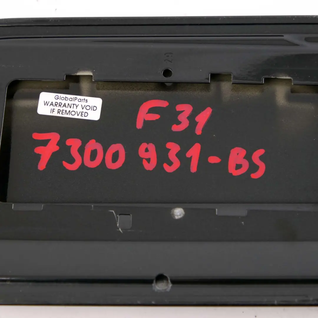 BMW F31 Fuel Cover Fill In Flap Black Sapphire Metallic 475 - SKU 7300931-BS - Part number 7300931
