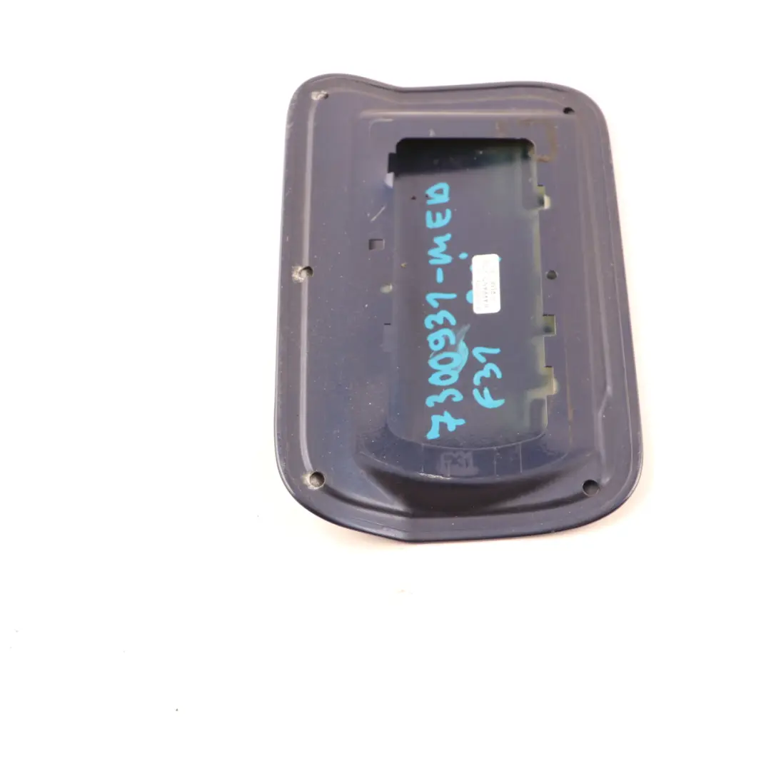 BMW F31 Tapa Cubierta Combustible Azul Mediterráneo Metálico C10 - SKU 7300931-MED - Número de pieza 7300931