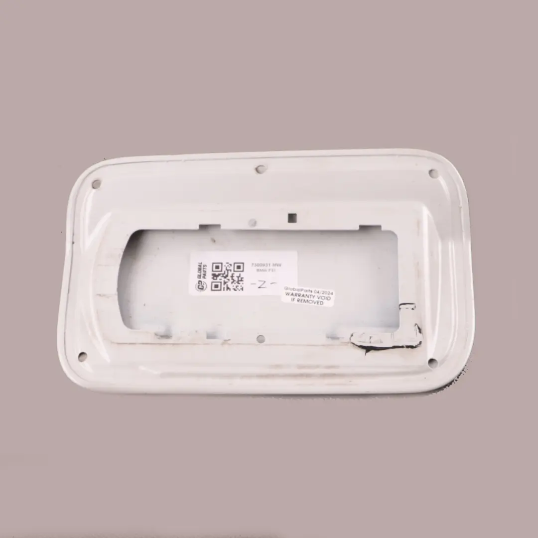 BMW F31 Bouchon De Trappe À Carburant Blanc Minéral - A96 - SKU 7300931-MW - Numéro de pièce 7300931