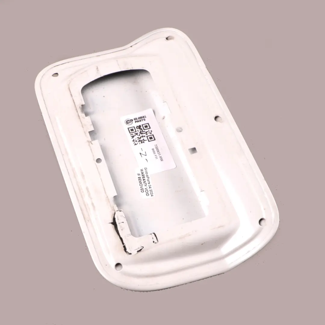 BMW F31 Riempimento Carburante Tappo Coperchio Sportello Bianco Minerale - A96 - SKU 7300931-MW - Numero di parte 7300931