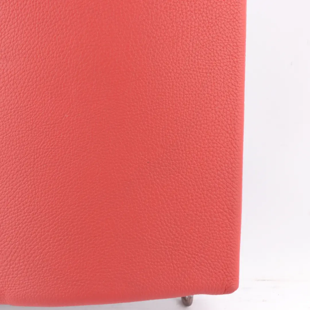 Bench Left N/S Lateral Panel Leather Dakota Coral Red to BMW F30 Rear Seat with Part number 7301209 BMW F30 Rear Seat Bench Left N/S Lateral Panel Leather Dakota Coral Red - SKU 7301209 - Part number 7301209