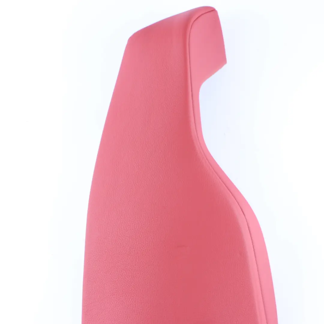 BMW F30 Rear Seat Bench Right O/S Lateral Panel Leather Dakota Coral Red - SKU 7301210 - Part number 7301204