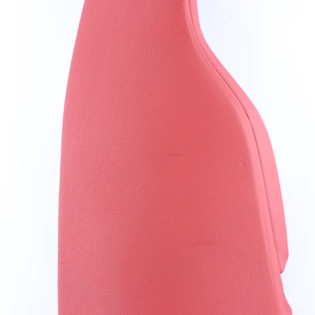 BMW F30 Rear Seat Bench Right O/S Lateral Panel Leather Dakota Coral Red - SKU 7301210 - Part number 7301204