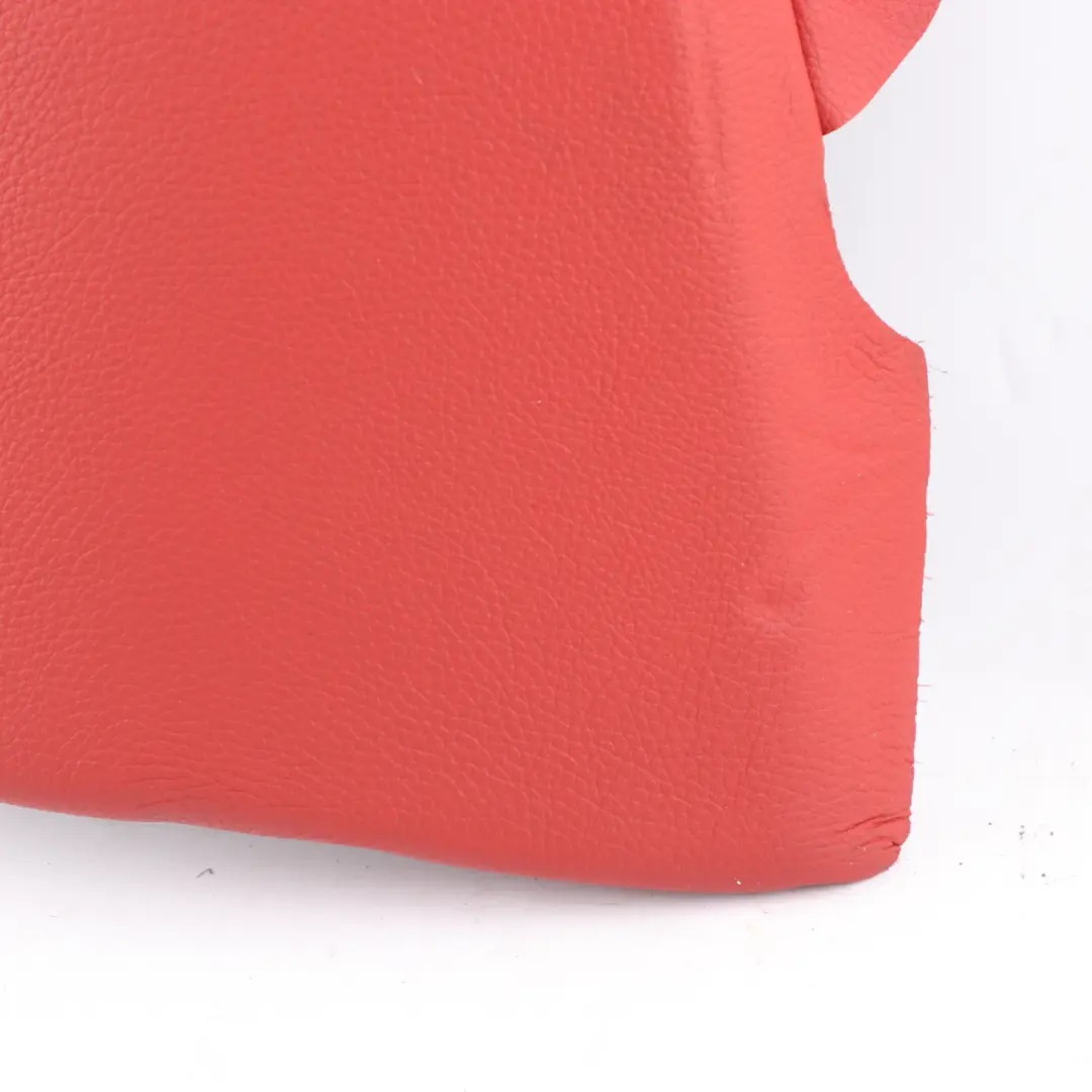 BMW F30 Rear Seat Bench Right O/S Lateral Panel Leather Dakota Coral Red - SKU 7301210 - Part number 7301204