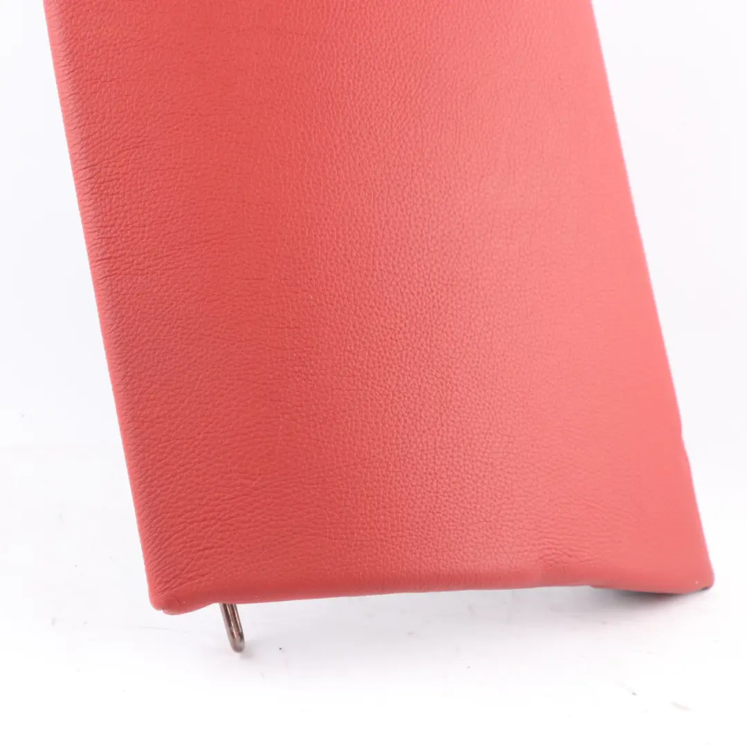 Bench Right O/S Lateral Panel Leather Dakota Coral Red to BMW F30 Rear Seat with Part number 7301204 BMW F30 Rear Seat Bench Right O/S Lateral Panel Leather Dakota Coral Red - SKU 7301210 - Part number 7301204