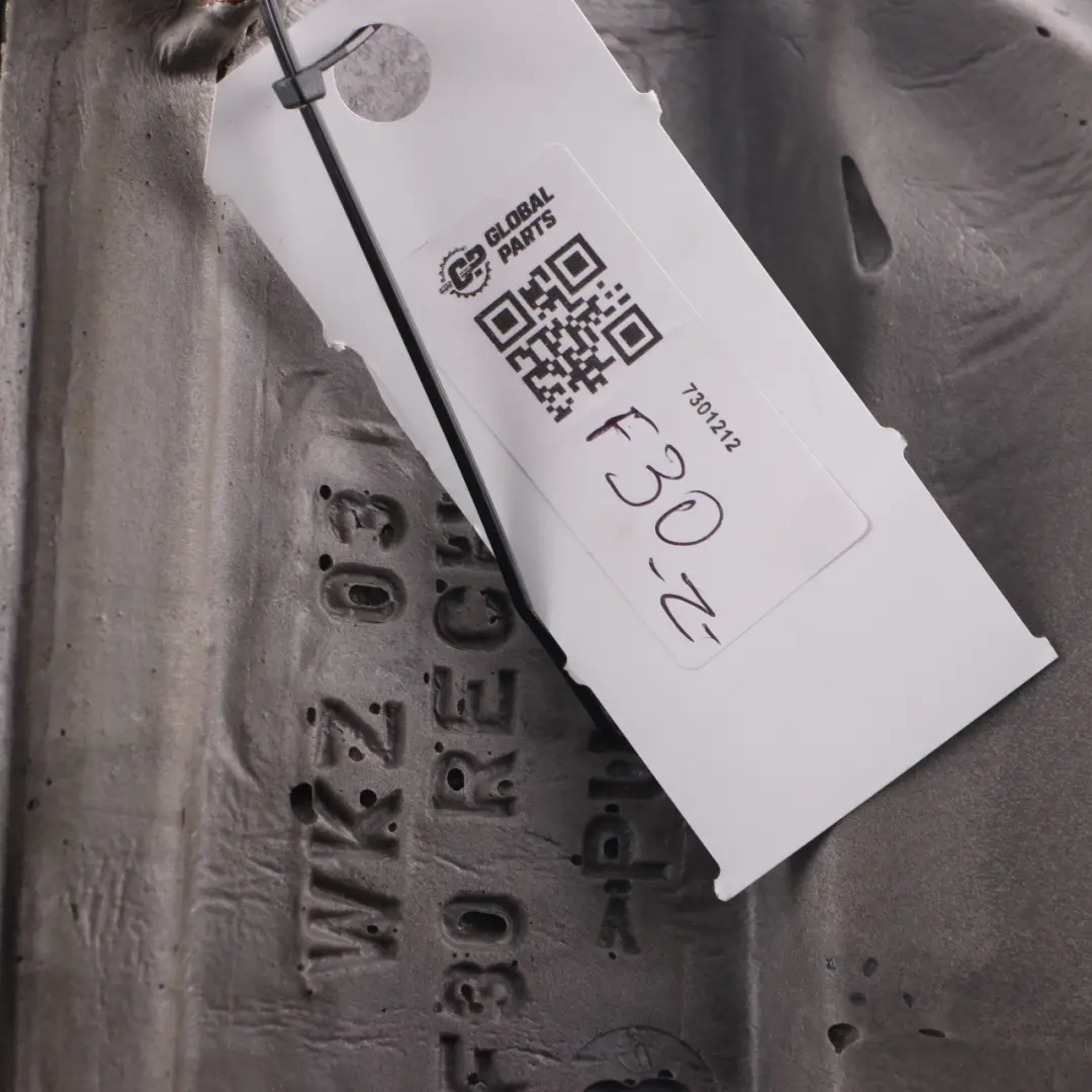 Seat Panel BMW F30 Rear Seat Bench Lateral Panel Right O/S Leather Dakota Oyster - SKU 7301212 - Part number 7301212