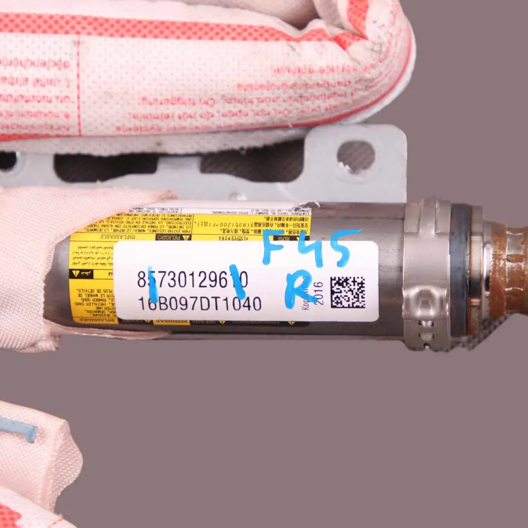 BMW F45 Active Tourer Destra Airbag Testa Tenda - SKU 7301296 - Numero di parte 7301296