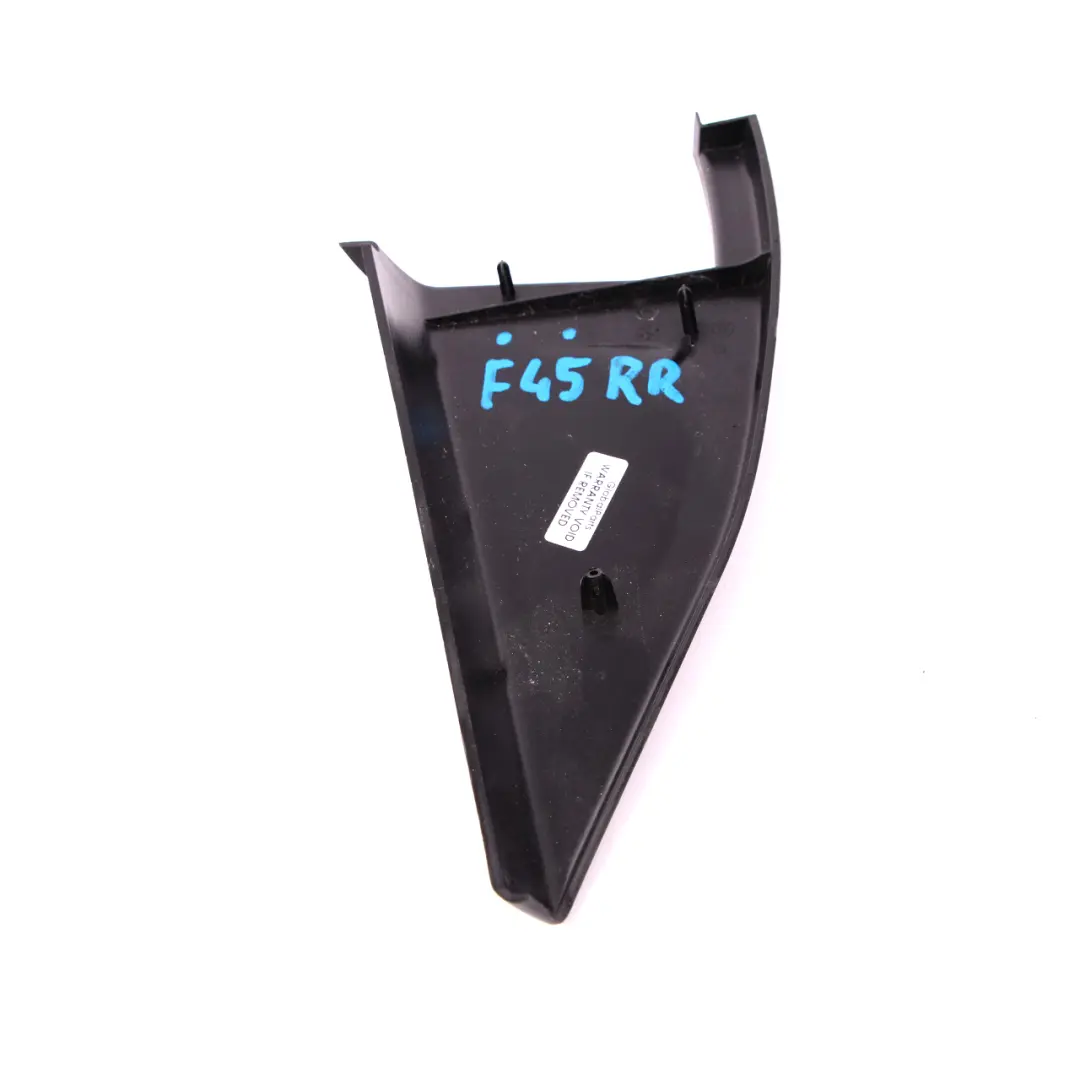 Moldura Esquinera Interior Trasera Derecha para BMW 2 F45 Active Tourer con número de pieza 7301508 BMW 2 F45 Active Tourer Moldura Esquinera Interior Trasera Derecha - SKU 7301508 - Número de pieza 7301508