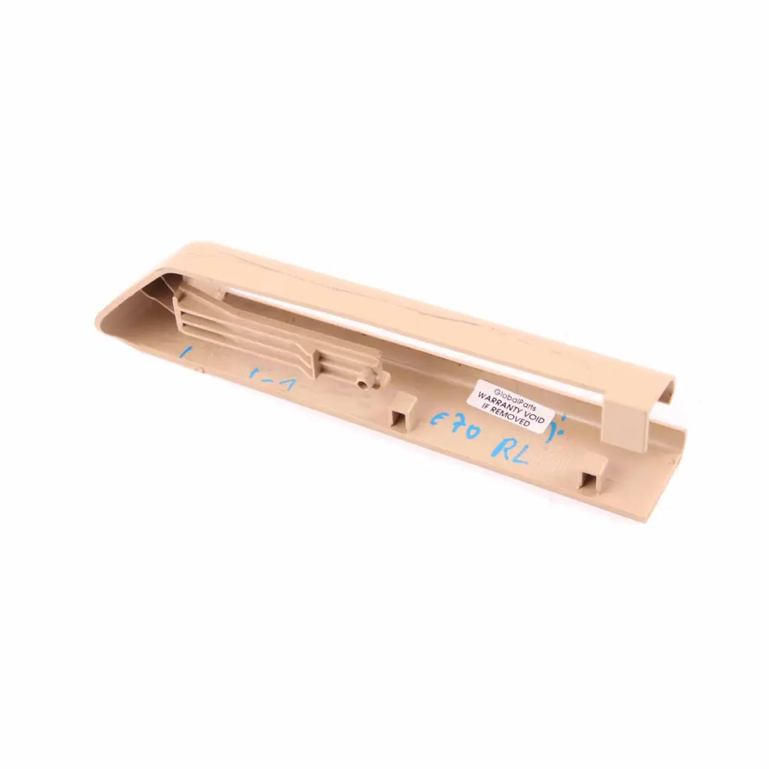 Front Seat Cover BMW X5 E70 1 Left N/S Rear Outer Trim Panelling Beige 7165391 to with Part number 7302207 Front Seat Cover BMW X5 E70 1 Left N/S Rear Outer Trim Panelling Beige 7165391 - SKU 7302207-1 - Part number 7302207