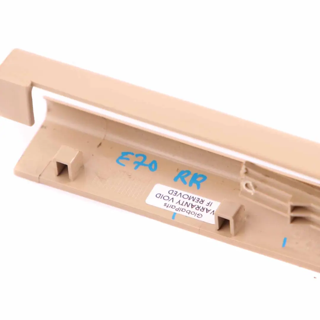 Front Seat Cover BMW X5 E70 1 Right O/S Rear Outer Trim Panelling Beige 7170734 to with Part number 7302208 Front Seat Cover BMW X5 E70 1 Right O/S Rear Outer Trim Panelling Beige 7170734 - SKU 7302208-1 - Part number 7302208