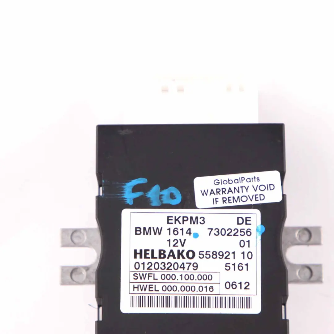 Control Unit Module ECU Fuel Pump to BMW F10 M5 with Part number 7302256 BMW F10 M5 Control Unit Module ECU Fuel Pump - SKU 7302256 - Part number 7302256