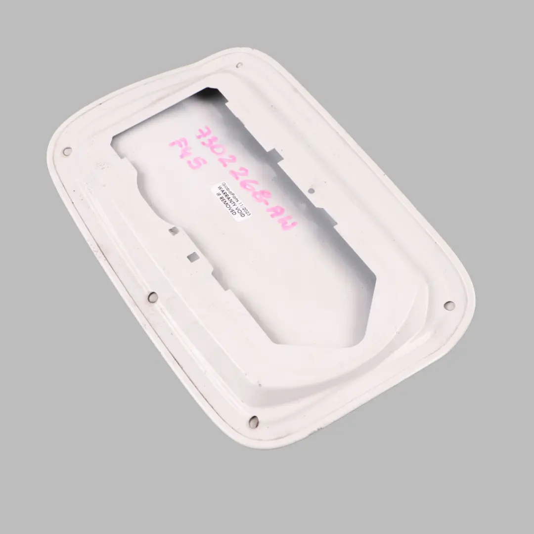 BMW F45 Active Tourer Fuel Filler Fill-in Flap Cover Alpinweiss III White 300 - SKU 7302268-AW - Part number 7302268