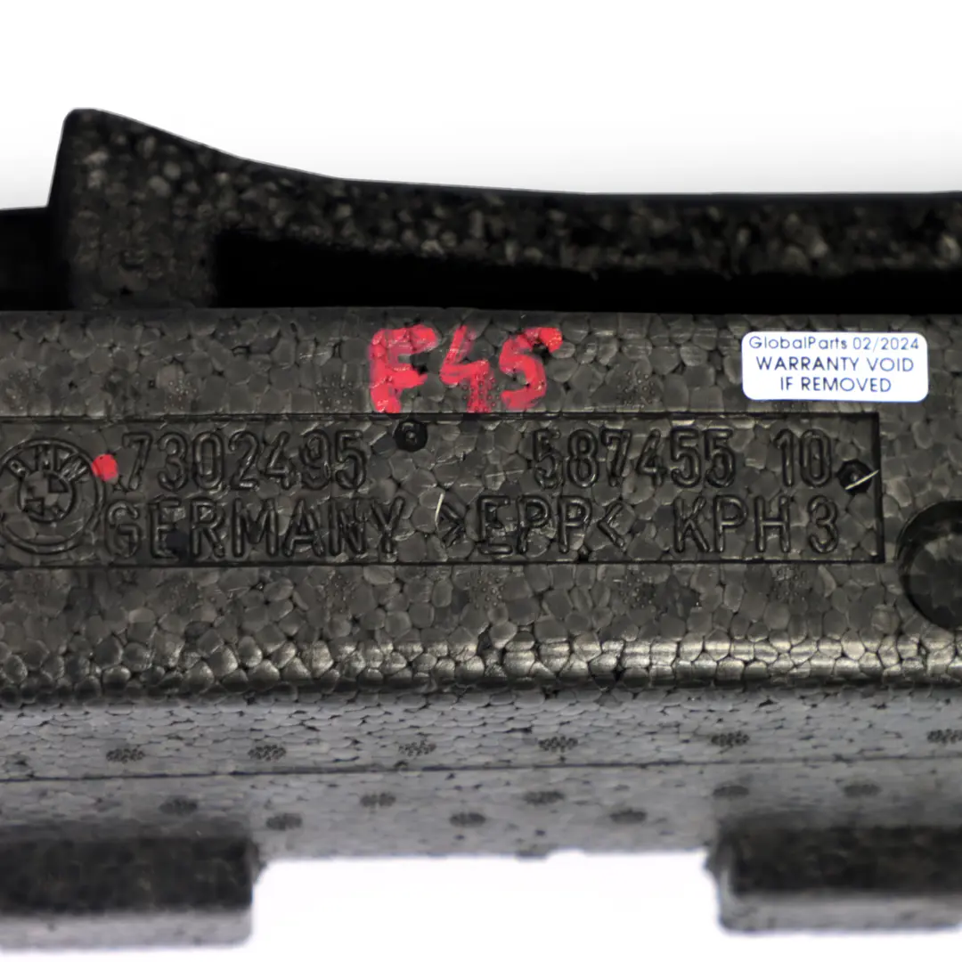 Front Bumper Shock Absorber Foam Impact Absorber Reinforcement to BMW F45 with Part number 7302495 BMW F45 Front Bumper Shock Absorber Foam Impact Absorber Reinforcement - SKU 7302495 - Part number 7302495