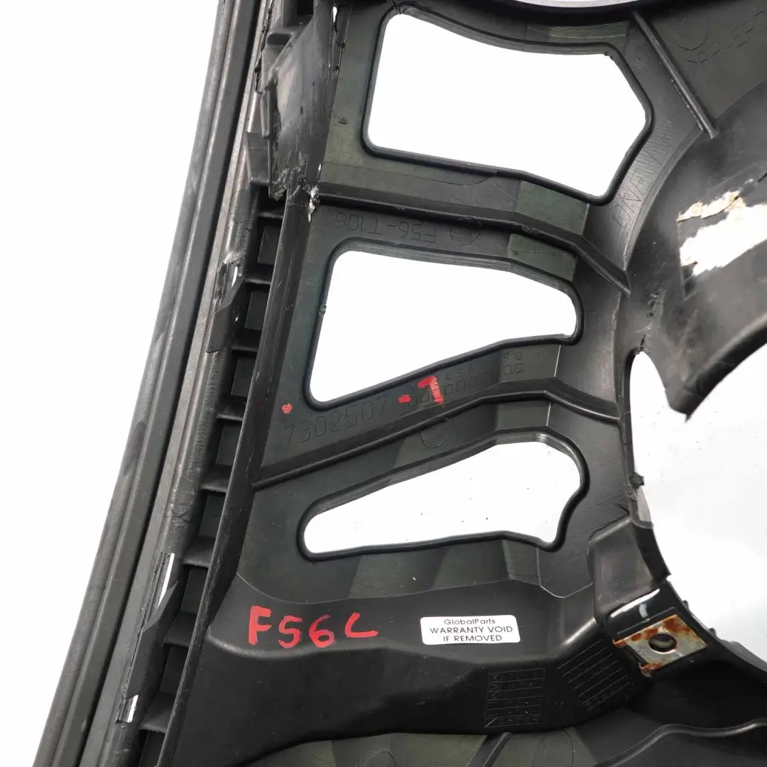 Front Bumper Support Mini F55 F56 F57 Left N/S Fog Lamp Bracket Holder to with Part number 7302507 Front Bumper Support Mini F55 F56 F57 Left N/S Fog Lamp Bracket Holder - SKU 7302507-1 - Part number 7302507