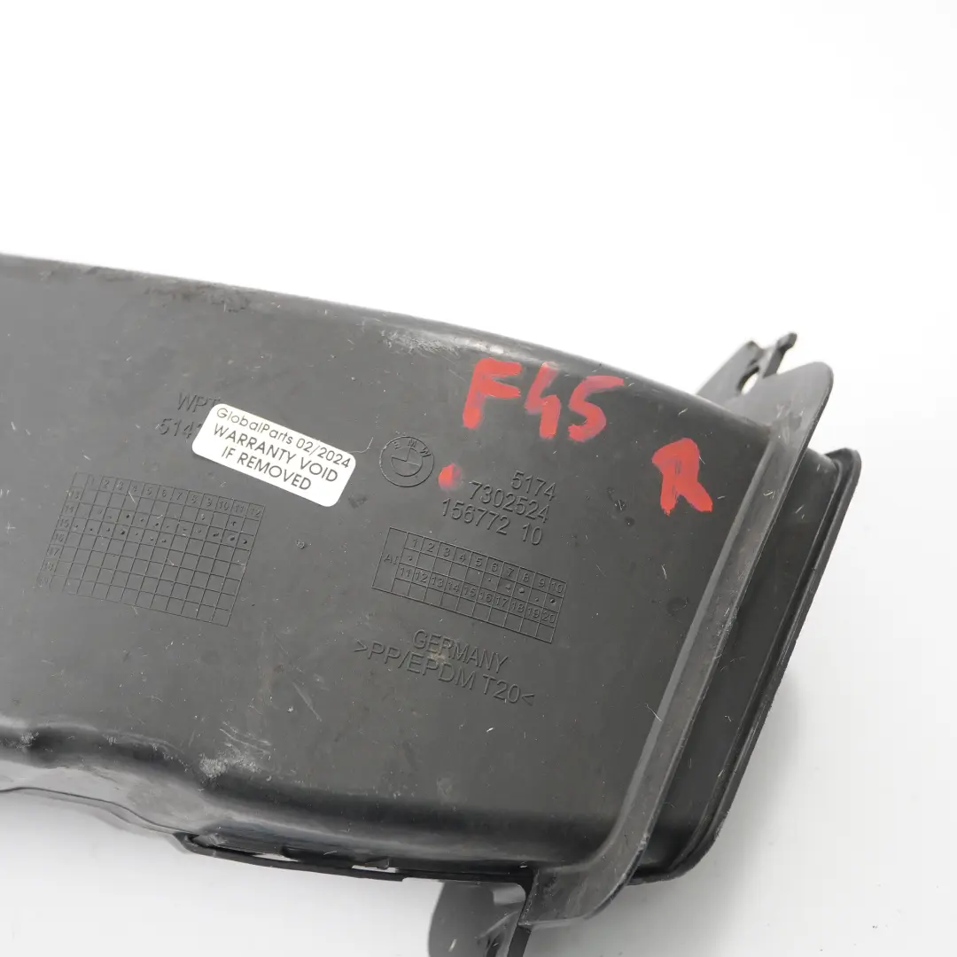 Kanał Wlot Powietrza Prawy do BMW F45 o numerze 7302524 BMW F45 Kanał Wlot Powietrza Prawy - SKU 7302524 - Numer Części 7302524