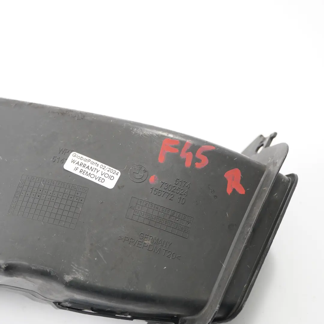 Kanał Wlot Powietrza Prawy do BMW F45 o numerze 7302524 BMW F45 Kanał Wlot Powietrza Prawy - SKU 7302524 - Numer Części 7302524