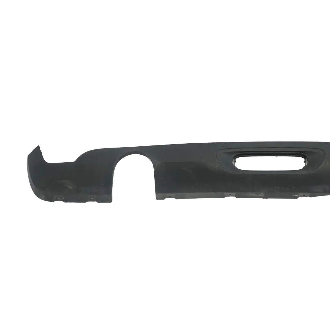 Paraurti posteriore Spoiler inferiore Diffusore centrale Banda nera per Mini F56 F57 con numero di parte 7302548 Mini F56 F57 Paraurti posteriore Spoiler inferiore Diffusore centrale Banda nera - SKU 7302548-1 - Numero di parte 7302548