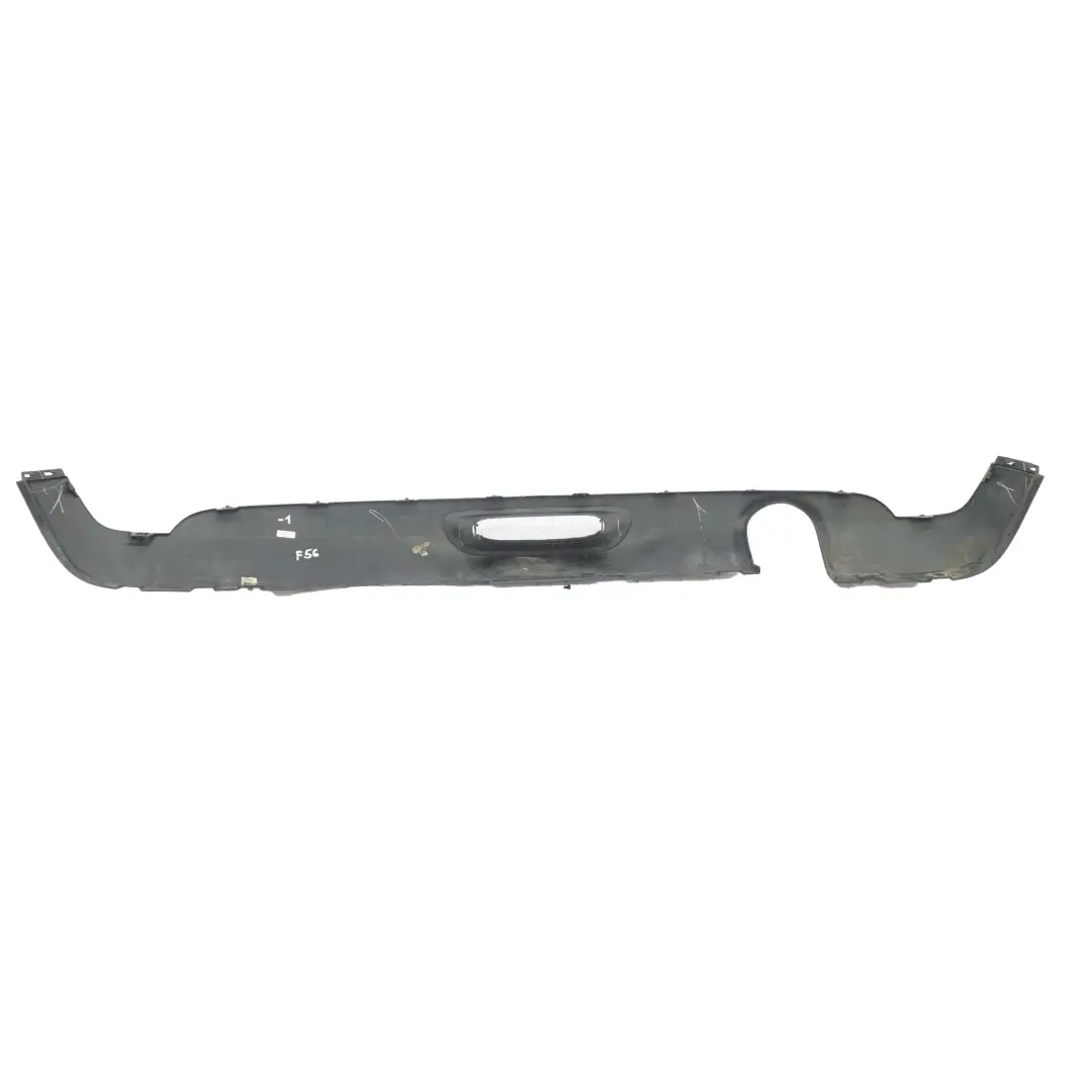 Mini F56 F57 Rear Bumper Lower Spoiler Centre Diffuser Black Band - SKU 7302548-1 - Part number 7302548