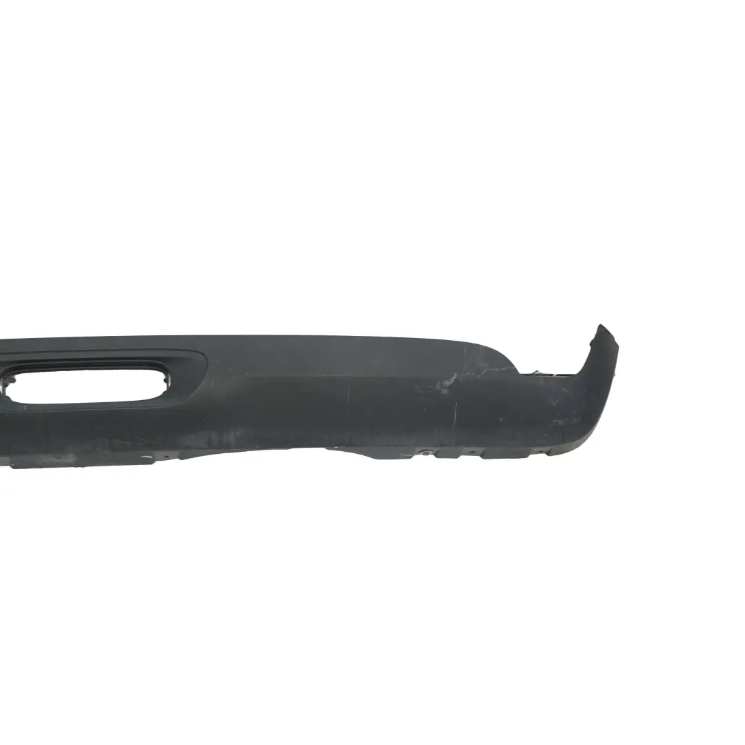 Bumper Lower Spoiler Centre Diffuser Black Band to Mini F56 F57 Rear with Part number 7302548 Mini F56 F57 Rear Bumper Lower Spoiler Centre Diffuser Black Band - SKU 7302548-1 - Part number 7302548
