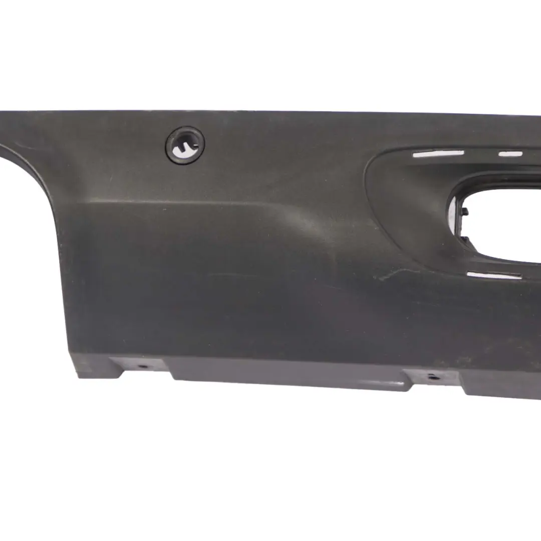 Bumper Lower Spoiler PDC Centre Diffuser Black Band to Mini F56 F57 Rear with Part number 7302548 Mini F56 F57 Rear Bumper Lower Spoiler PDC Centre Diffuser Black Band - SKU 7302548-2 - Part number 7302548