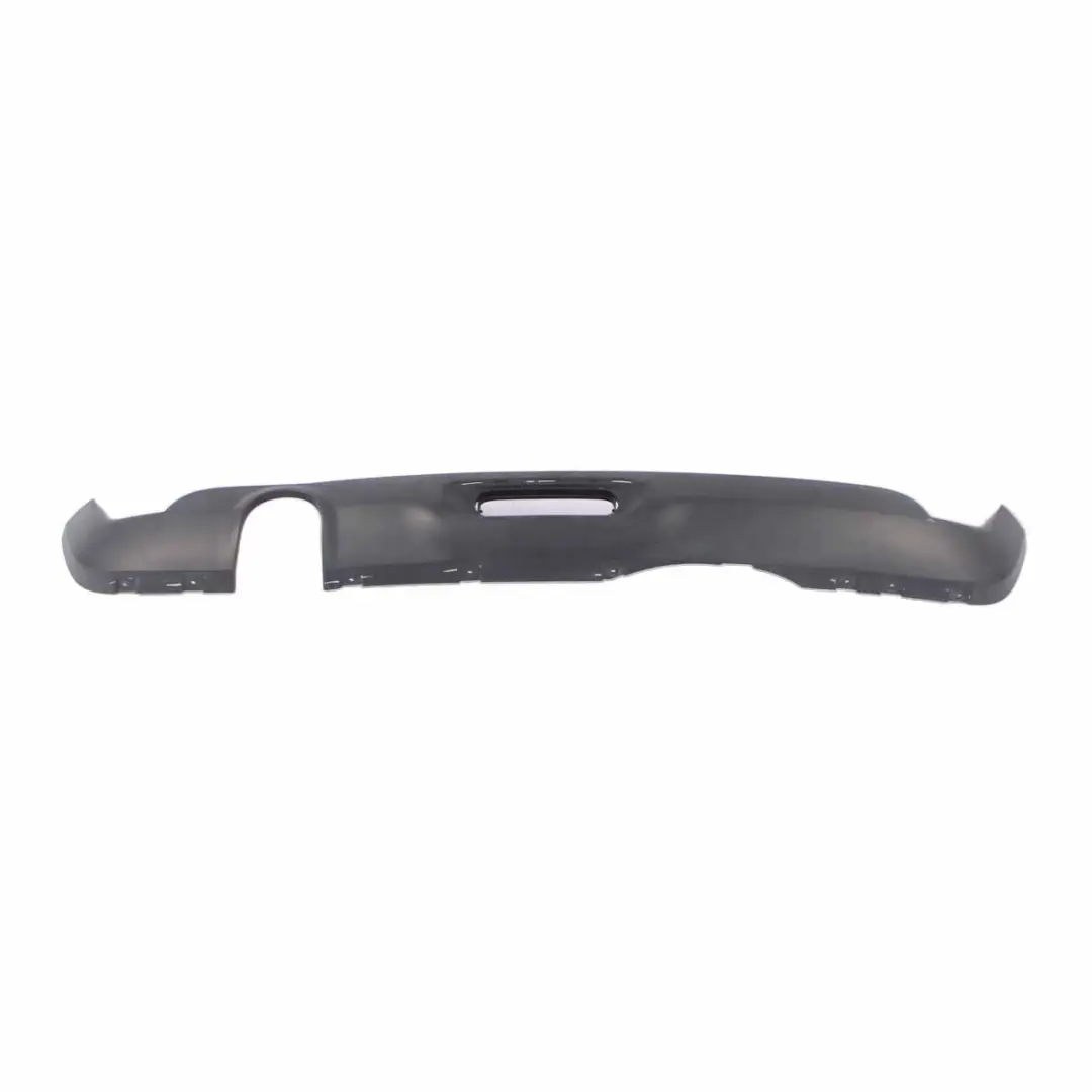 Bumper Lower Spoiler Centre Diffuser Black Band to Mini F56 F57 Rear with Part number 7302548 Mini F56 F57 Rear Bumper Lower Spoiler Centre Diffuser Black Band - SKU 7302548 - Part number 7302548