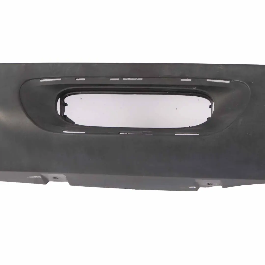Bumper Lower Spoiler Centre Diffuser Black Band to Mini F56 F57 Rear with Part number 7302548 Mini F56 F57 Rear Bumper Lower Spoiler Centre Diffuser Black Band - SKU 7302548 - Part number 7302548