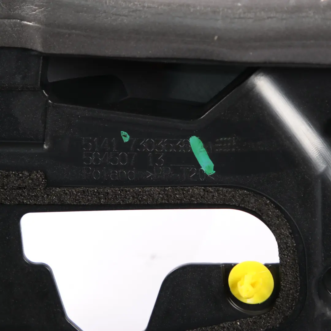 Portón Interior Puerta Delantera Derecha Soporte Panel Tarjeta para BMW i3 I01 con número de pieza 7303638 BMW i3 I01 Portón Interior Puerta Delantera Derecha Soporte Panel Tarjeta - SKU 7303638 - Número de pieza 7303638