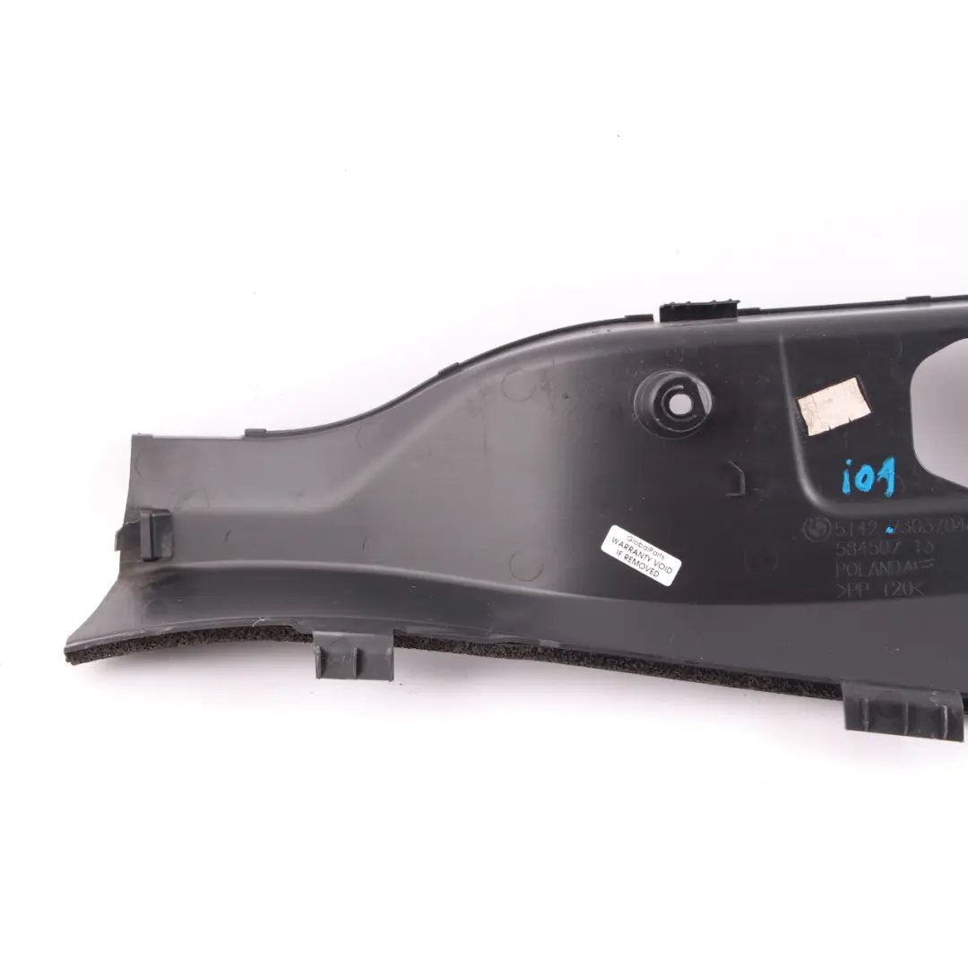 BMW i3 I01 Pilar Montaje Delantero Derecho Columna B Interior Carenado - SKU 7303704 - Número de pieza 7303704