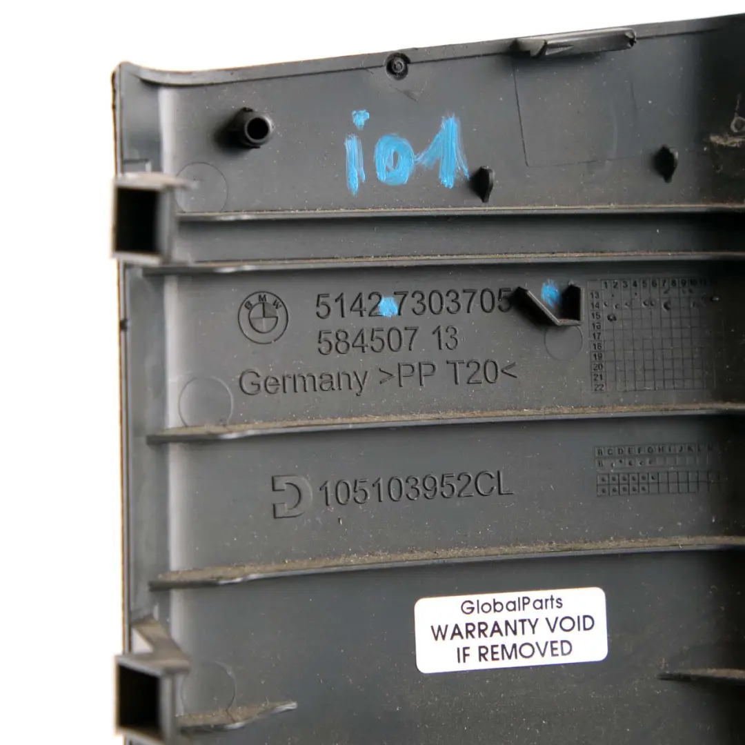 Couvercle de Garniture Arrière Gauche Colonne B Panneau Intérieur pour BMW i3 I01 à propos du numéro de pièce 7303705 BMW i3 I01 Couvercle de Garniture Arrière Gauche Colonne B Panneau Intérieur - SKU 7303705 - Numéro de pièce 7303705