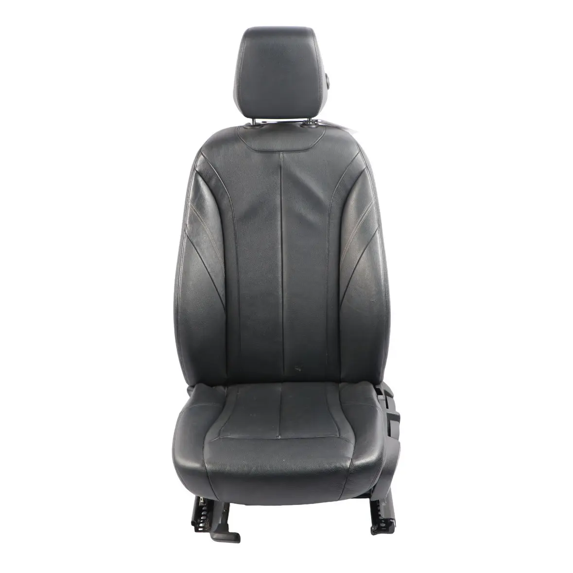 Asiento Delantero BMW F30 F31 Izquierdo Interior Cuero Negro Costura Exclusiva