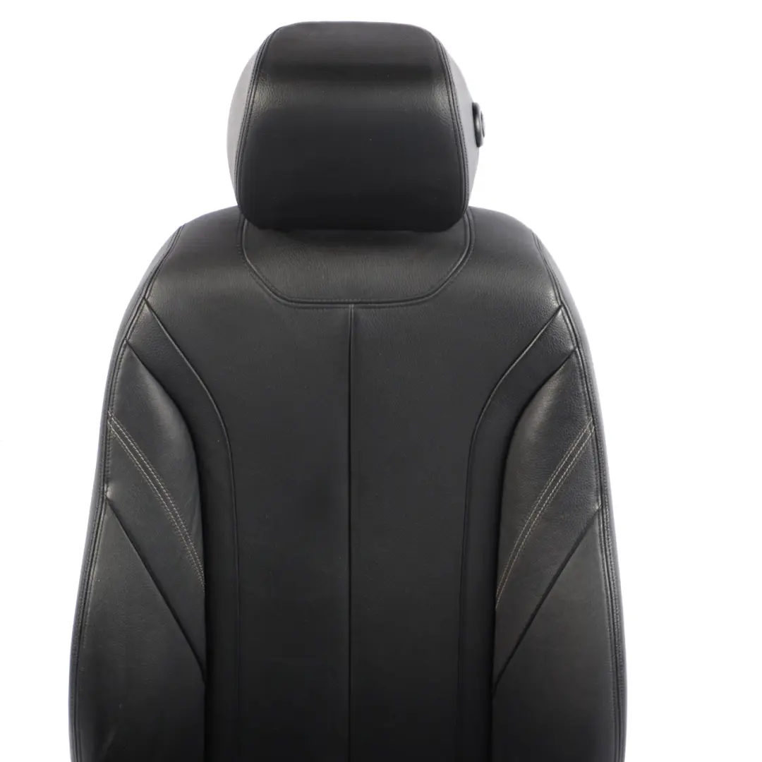 Front Seat BMW F30 F31 Right O/S Interior Leather Dakota Black Exclusive Seam  - SKU 7303720-1 - Part number 7303720