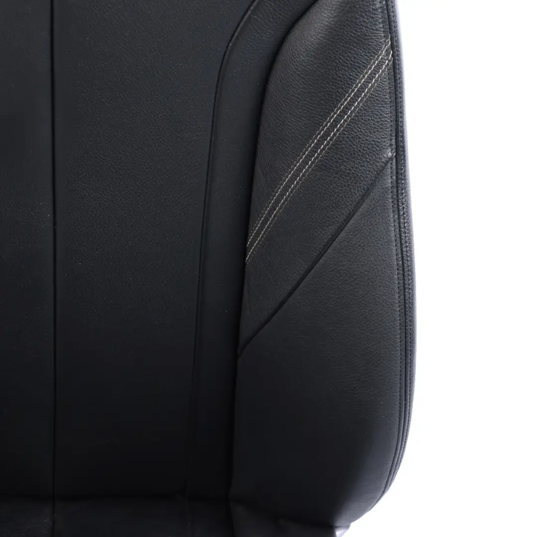 BMW F30 F31 Front Seat Interior Right O/S Leather Dakota Black Exclusive Seam - SKU 7303720-1 - Part number 7303720