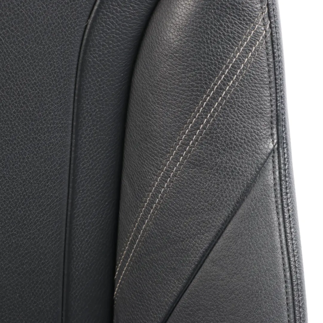 BMW F30 F31 Front Seat Interior Right O/S Leather Dakota Black Exclusive Seam - SKU 7303720-1 - Part number 7303720