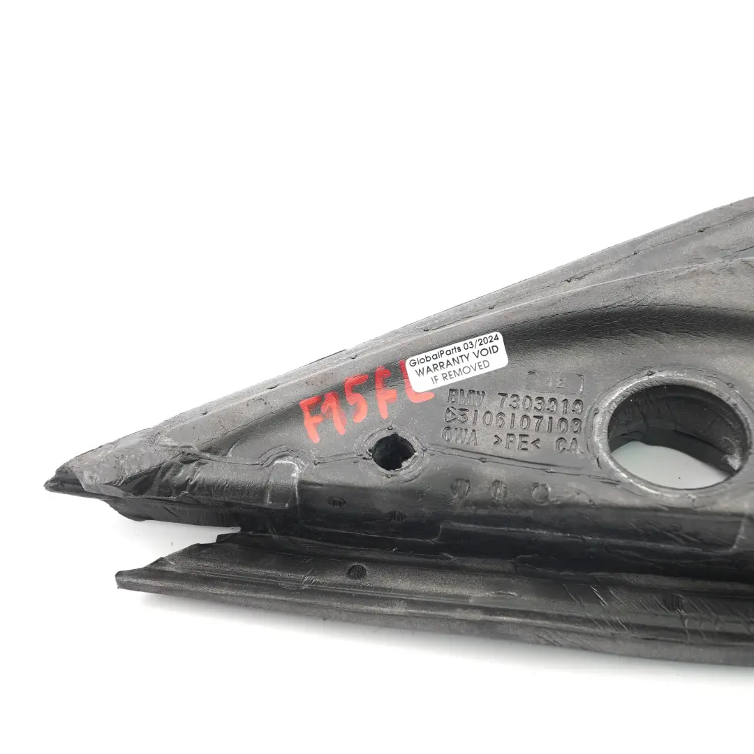 Uszczelka Pianka Wygłuszenie Trójkąt Lusterka Lewa do BMW F15 F85 o numerze 7303919 BMW F15 F85 Uszczelka Pianka Wygłuszenie Trójkąt Lusterka Lewa - SKU 7303919 - Numer Części 7303919