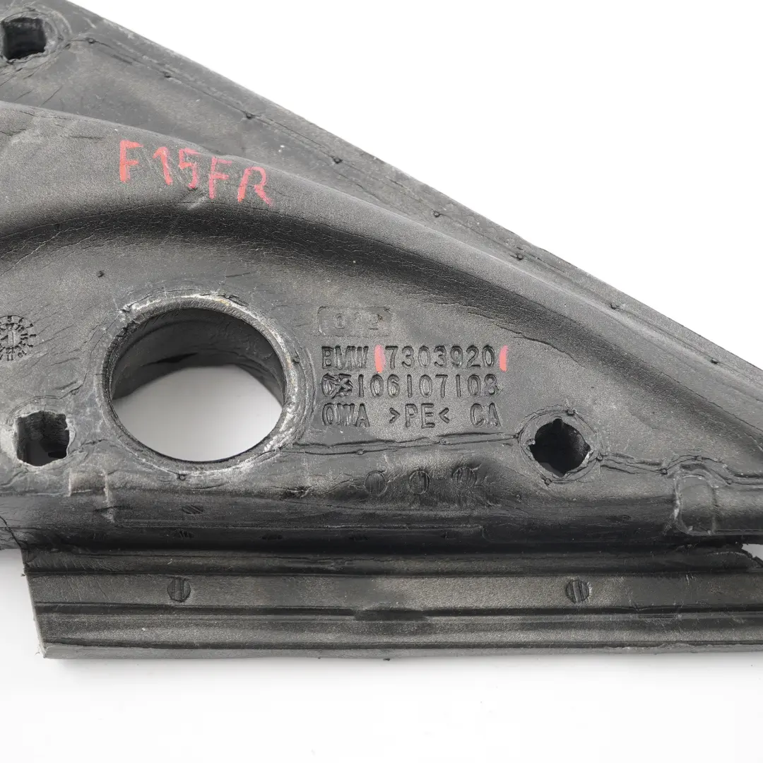 Junta Espejo Triángulo Junta Exterior Delantera Derecha para BMW X5 F15 con número de pieza 7303920 BMW X5 F15 Junta Espejo Triángulo Junta Exterior Delantera Derecha - SKU 7303920 - Número de pieza 7303920