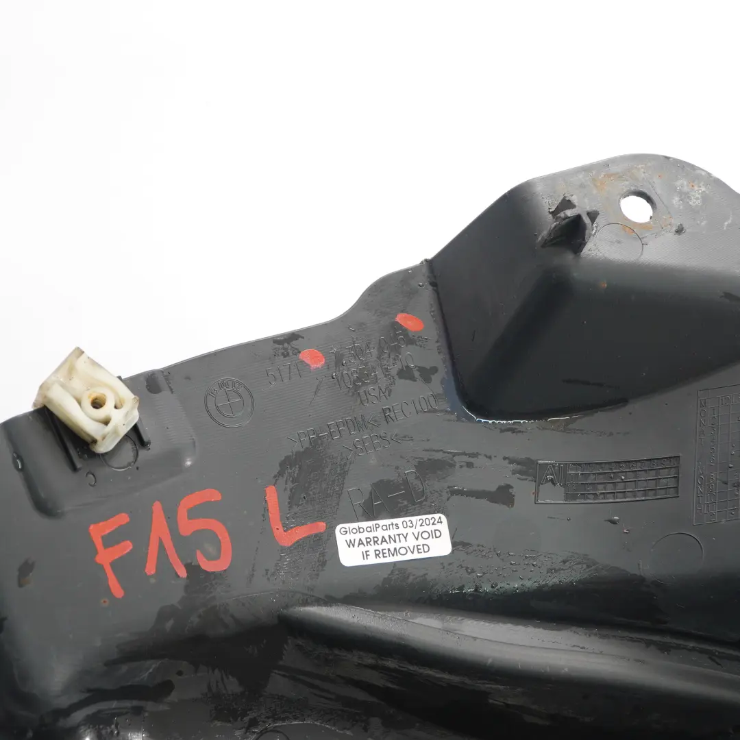 BMW X5 F15 Osłona Panel Trójkąt Nadkole Lewy Przód - SKU 7304045 - Numer Części 7304045