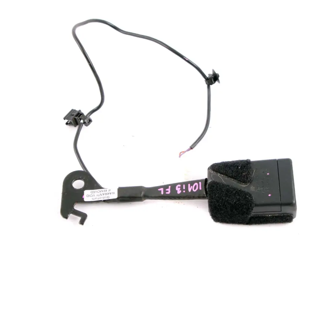 Boucle du tendeur de ceinture inférieure de siège avant gauche pour BMW i3 I01 i8 I12 à propos du numéro de pièce 7304149 BMW i3 I01 i8 I12 Boucle du tendeur de ceinture inférieure de siège avant gauche - SKU 7304149 - Numéro de pièce 7304149