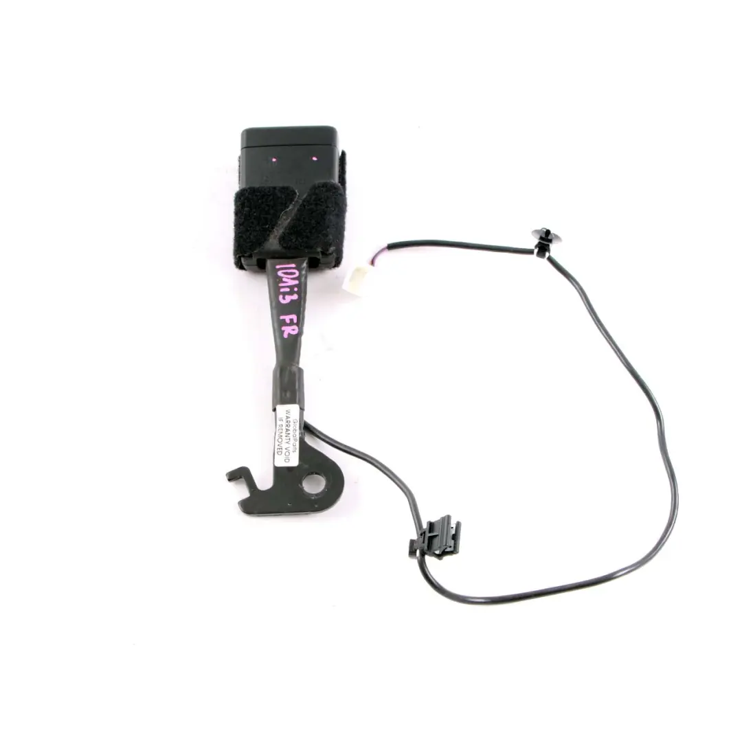 BMW i3 I01 i8 I12 Cintura inferiore sedile Fibbia tenditore anteriore destra - SKU 7304150 - Numero di parte 7304150